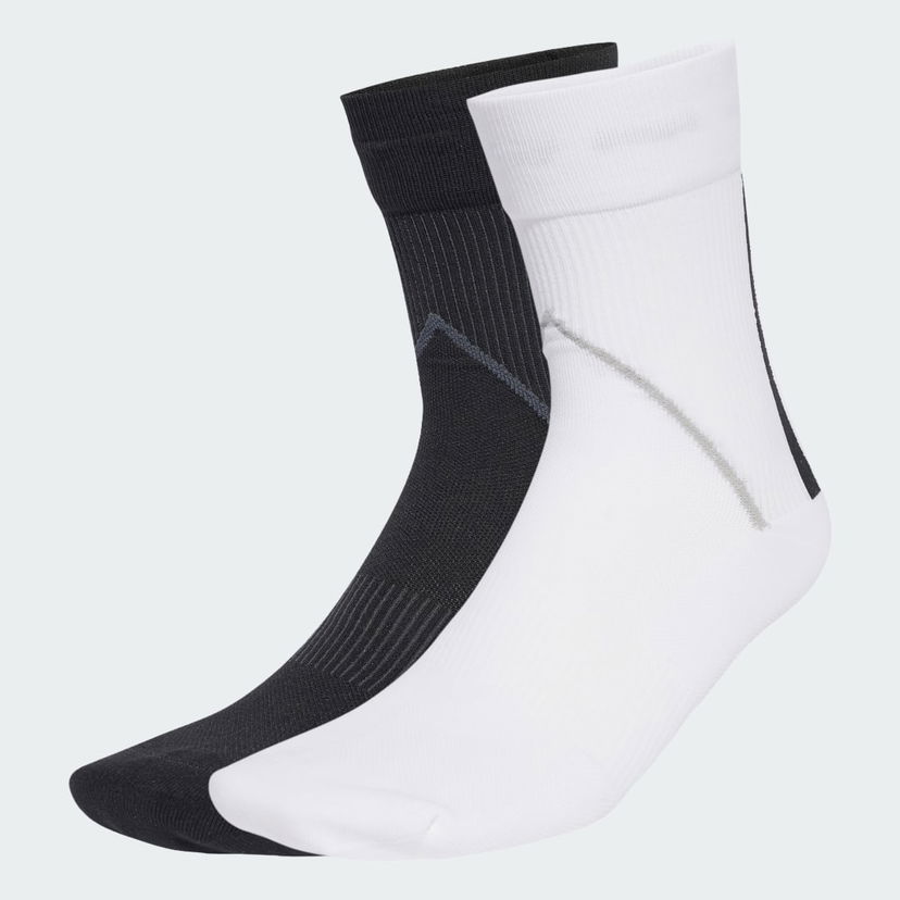 Strumpor adidas Performance Techy Quarter Socks Two Pairs Vit | JX5215