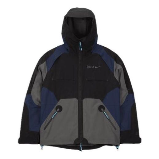 Vindjacka Nike ISPA Men's Multi-Pocket Hooded Jacket Blå | FB2370-010