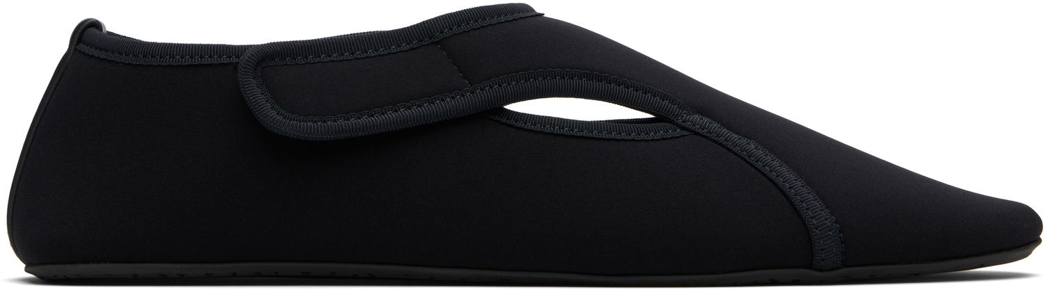 Sneakers och skor Alaïa ALAÏA Neoprene Ballerina Flats Svart | AA3A065A016, 0