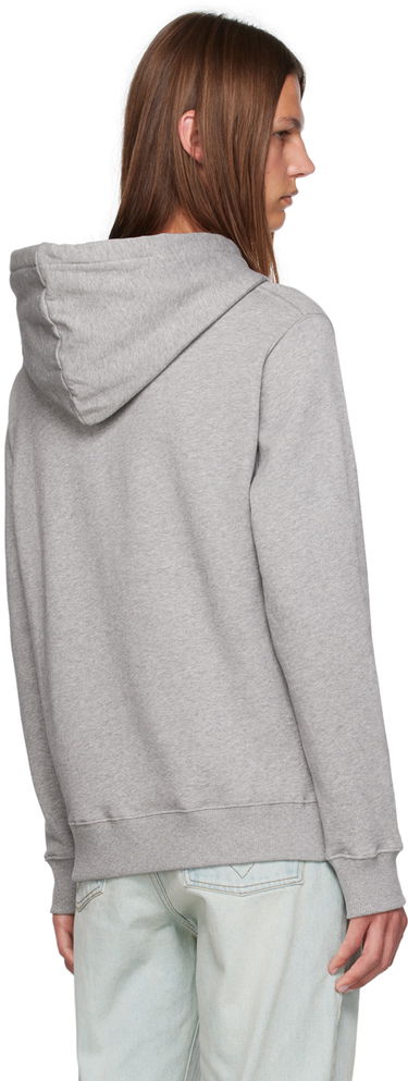 Sweatshirt Études Hoodie With Logo Print Grå | C00ME252A02282, 2
