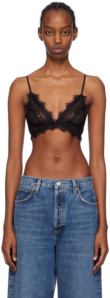 Behå Anine Bing Scalloped Lace Bra Svart | A-10-0003-000, 0
