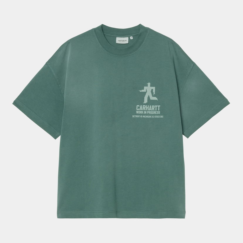 T-shirt Carhartt WIP Carhartt WIP Distance Short Sleeve T-Shirt Grön | I035449_9