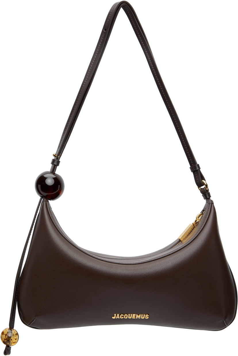 Axelväska Jacquemus Jacquemus 'The large Bisou Perle' Shoulder Bag Brun | 25E251BA410-3171