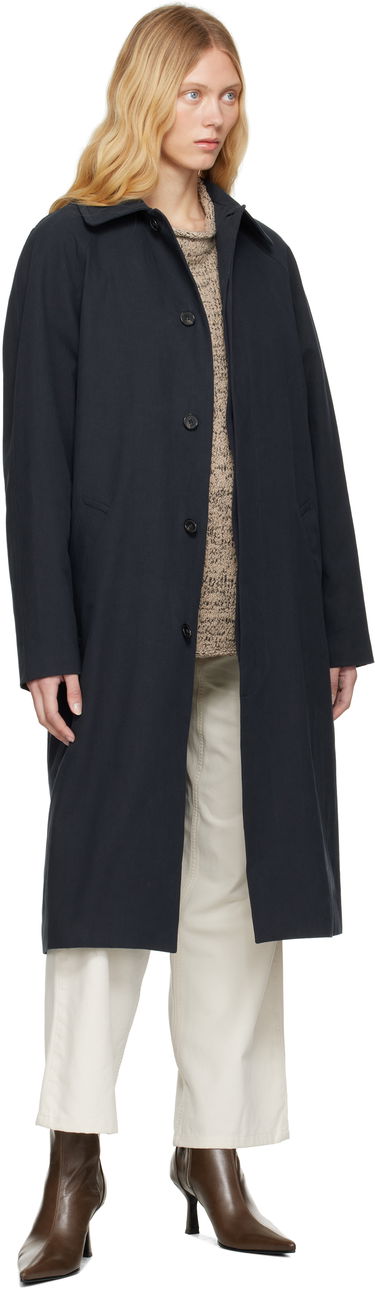 Trenchcoat A.P.C. A.P.C. Eduoard Mac Trench Coat Mörkblå | COGXT-M01549, 3