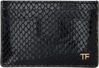 Plånbok Tom Ford TOM FORD Printed Python Card Holder Svart | YM232-LCL471G, 0