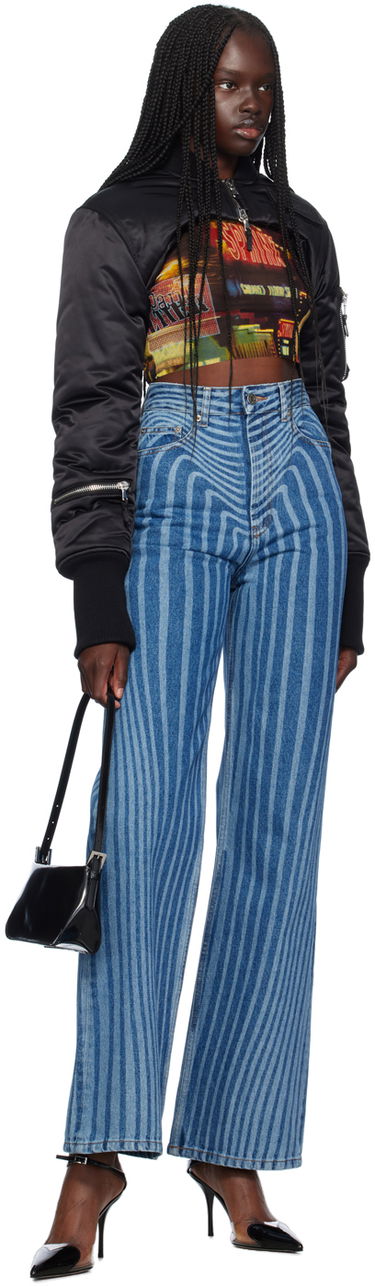 Crop top Jean Paul Gaultier Gaultier 'The Pigalle Crop' Long Sleeve T-Shirt Flerfärgad | 24/30-F-TO205-T552-00301550, 3