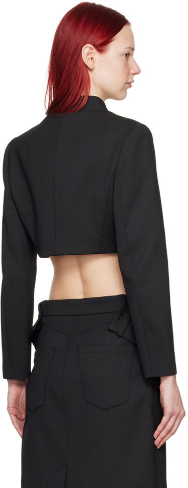 Jacka Coperni Coperni Women's Cropped Blazer Svart | COPV33BIS111, 2