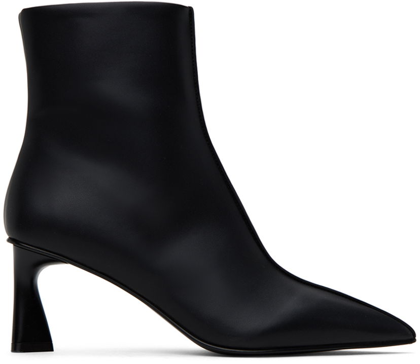 Kläder Stella McCartney Stella McCartney Elsa Pointed Toe Ankle Boots Svart | 810323AP0250