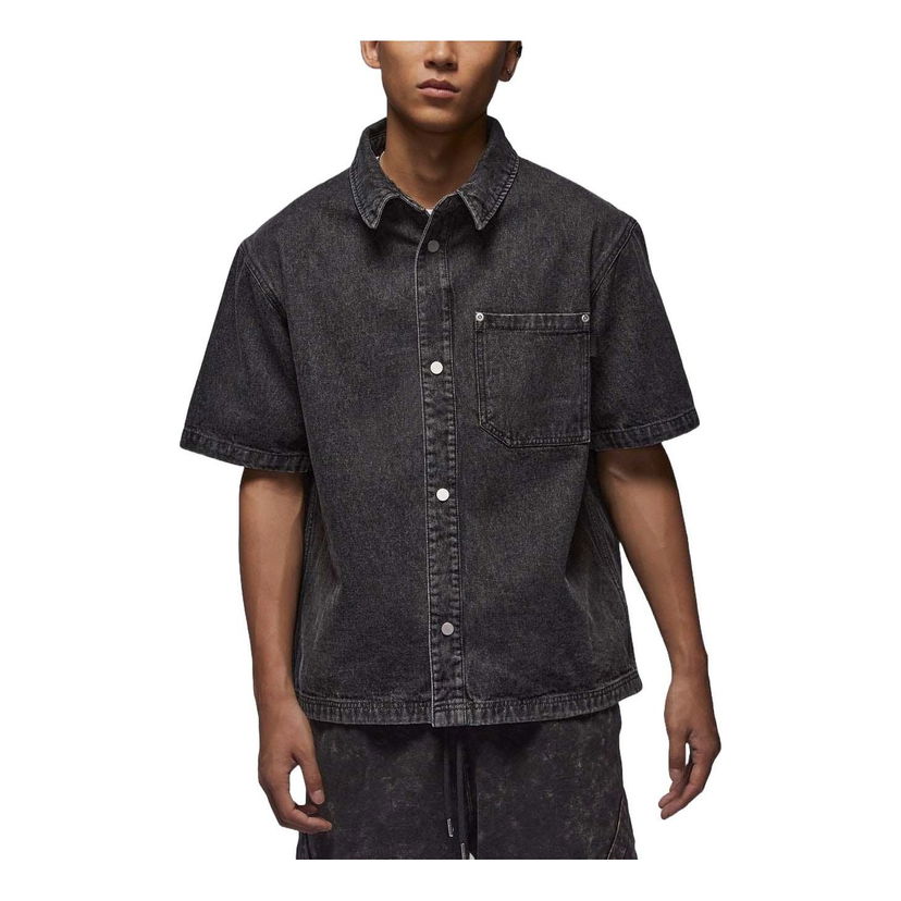 Skjorta Jordan Denim Shirt Svart | FZ2132-010