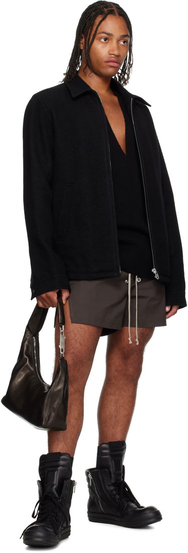 Axelväska Rick Owens Rick Owens Small Gemini Bag Svart | RA02E0721 LCA, 3