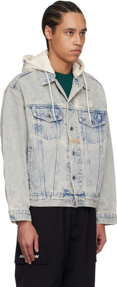 Jacka AAPE by A Bathing Ape AAPE by A Bathing Ape 'AAPE Now' Hooded Denim Jacket Blå | AAPLJM7700XBNBLR, 1