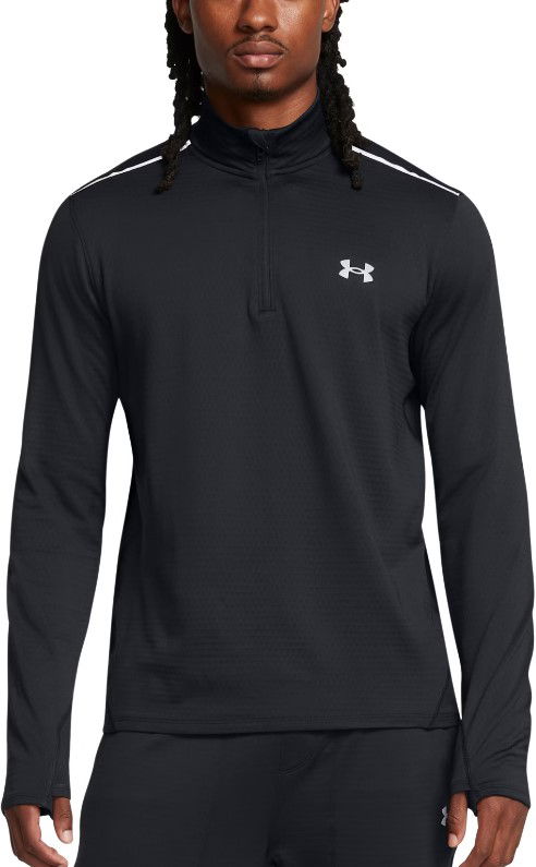 T-shirt Under Armour 1/4 Zip Long Sleeve Shirt Svart | 1387793-001