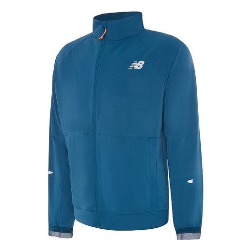 Vindjacka New Balance Sport Fleece Jacket Blå | MJ03264-RGV