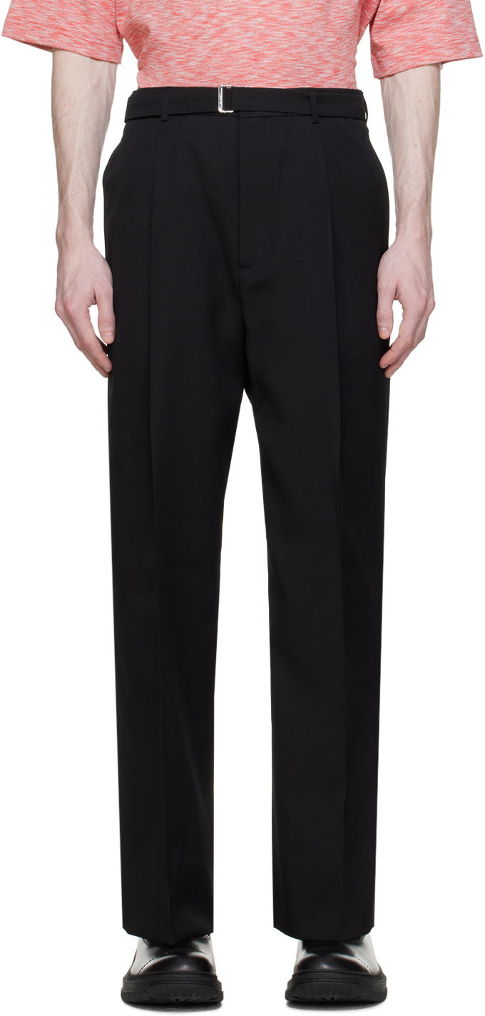 Byxor LANVIN Lanvin Wide-Leg Trousers Svart | RM-TR0022-5857-P24, 0