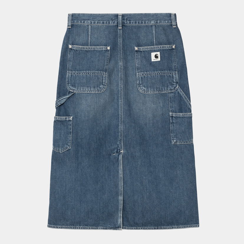 Kjol Carhartt WIP Double Knee Denim Skirt Blå | I035880_4