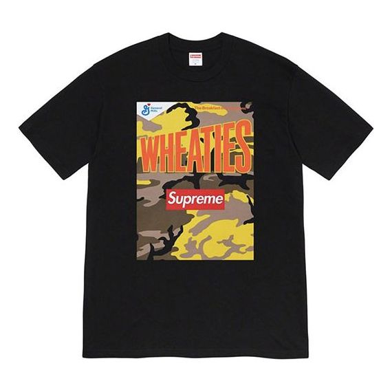 T-shirt Supreme Wheaties Crossover Printed T-Shirt Svart | SUP-SS21-594
