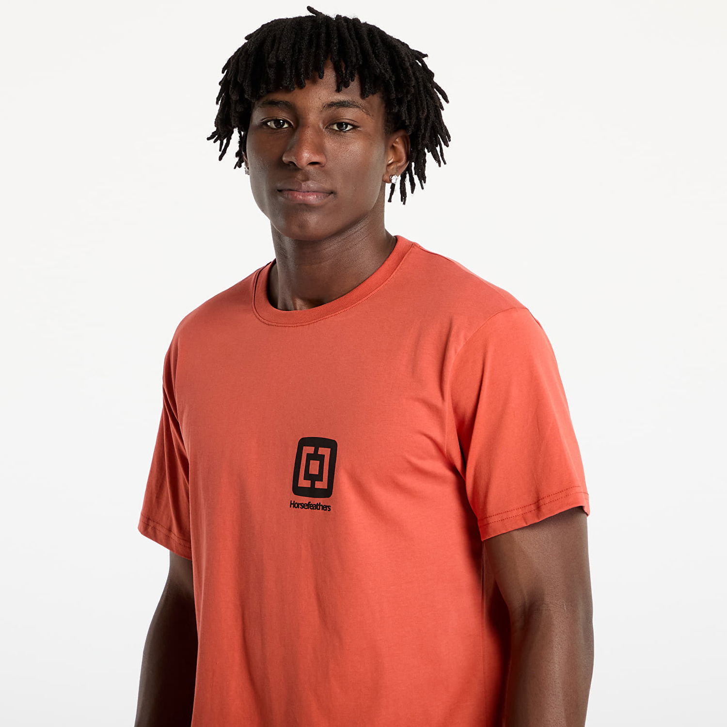 T-shirt Horsefeathers Horsefeathers Mini Logo T-Shirt Orange | SM1350C, 1