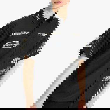 Skjorta Pleasures Pleasures Terror Shirt Svart | P25SU005-BLK, 5