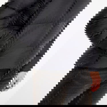 Pufferjacka Emporio Armani Hooded Puffer Mountain Polar Jacket Big Logo Svart | 7M000694AF15956UC001, 2