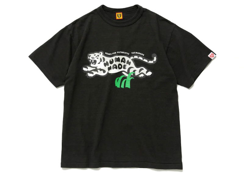 T-shirt Human Made Tiger Graphic T-Shirt Svart | HM24TE001
