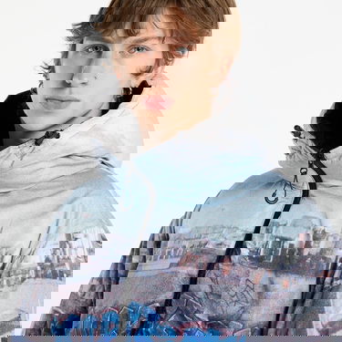 Pufferjacka Wasted Paris Elevation Puffer Cityscape Graffiti Print L Flerfärgad | WP_000318, 2