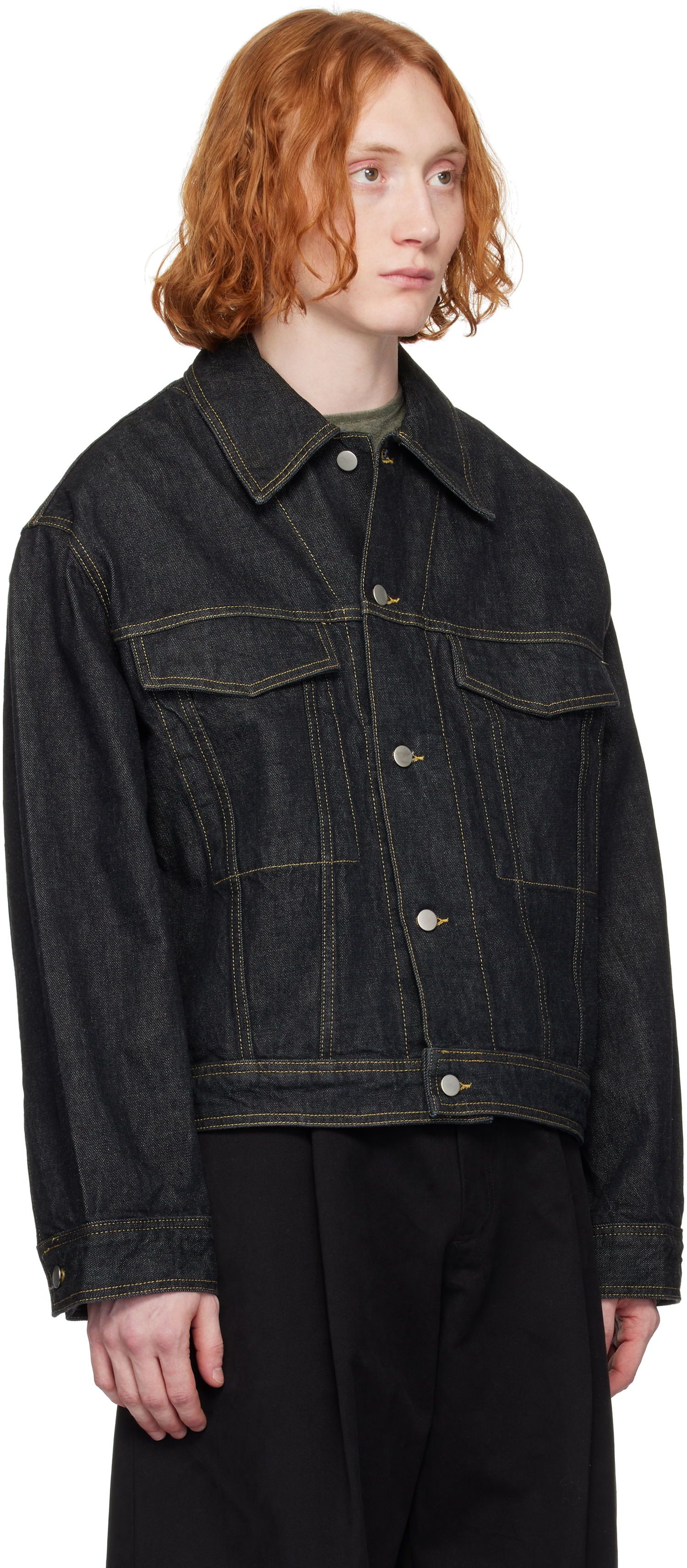 Jacka Studio Nicholson Studio Nicholson Stein Denim Jacket Blå | STEIN SNM - 1299, 1