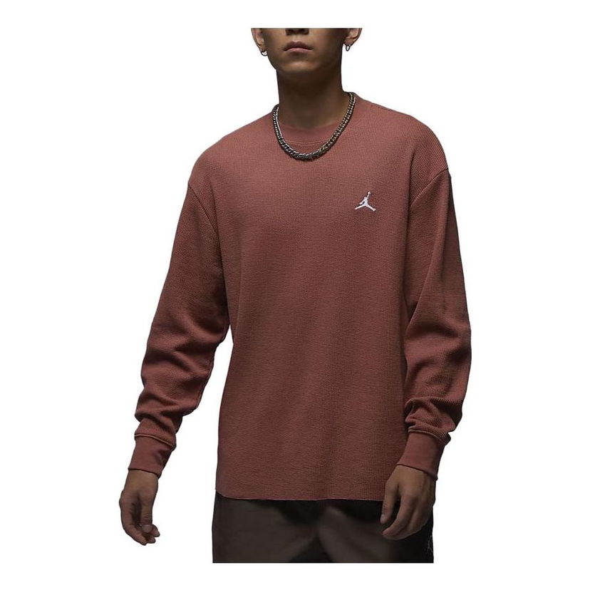 Sweater Jordan Essentials Knitted Top Brun | FD7462-810