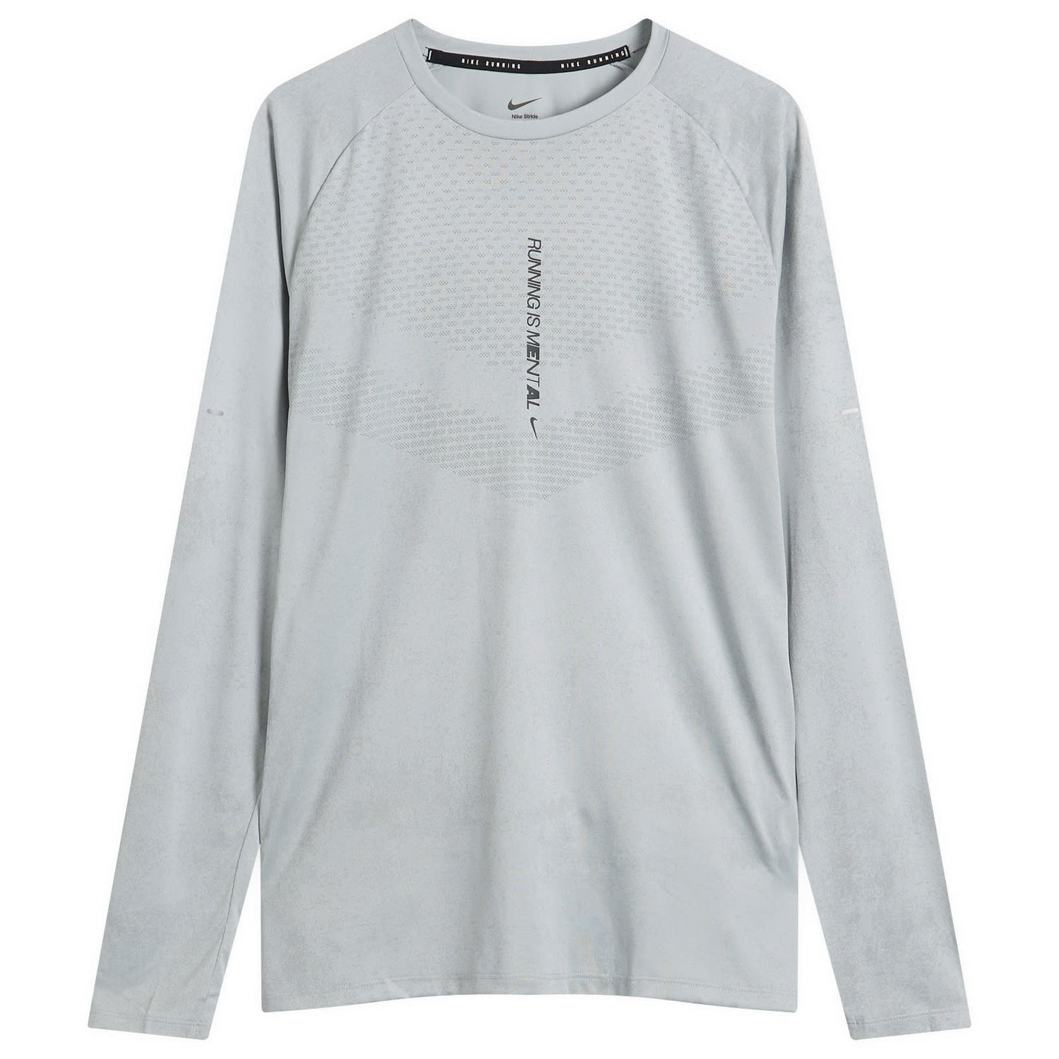 T-shirt Nike Stride Long Sleeve Running Top Grå | IM7836-077, 0