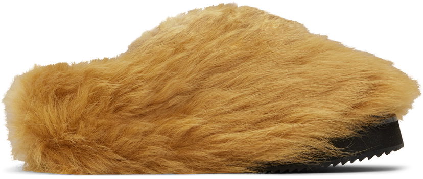Kläder The Attico Attico Mini Robin Sabot Slippers Brun | 250WSH00855 LBT119AA