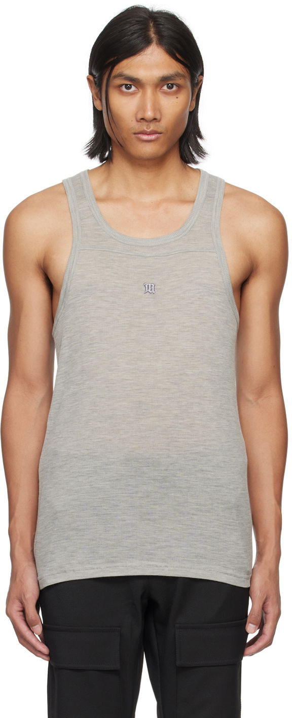 Linne MISBHV The M Tank Top Grå | 231M134