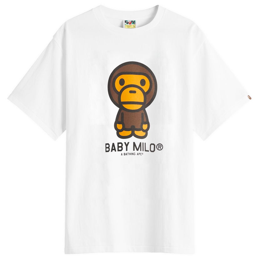 T-shirt BAPE Bathing Ape Baby Milo Graphic Tee Vit | 002TEL301001M-WHT