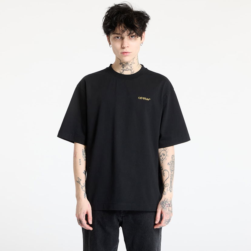 T-shirt Off-White Off-White Tape Arrow Skate Short Sleeve T-Shirt Svart | OMAA120S25JER00D1022