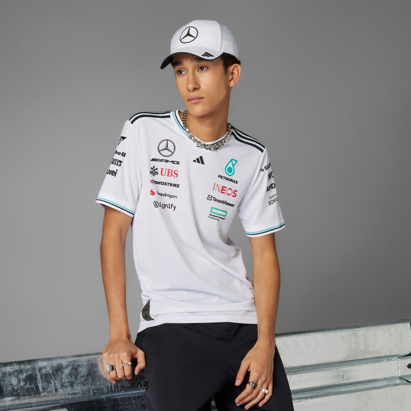 T-shirt adidas Performance Mercedes-AMG Petronas Formula One Team Authentic Driver T-Shirt Vit | JX5795