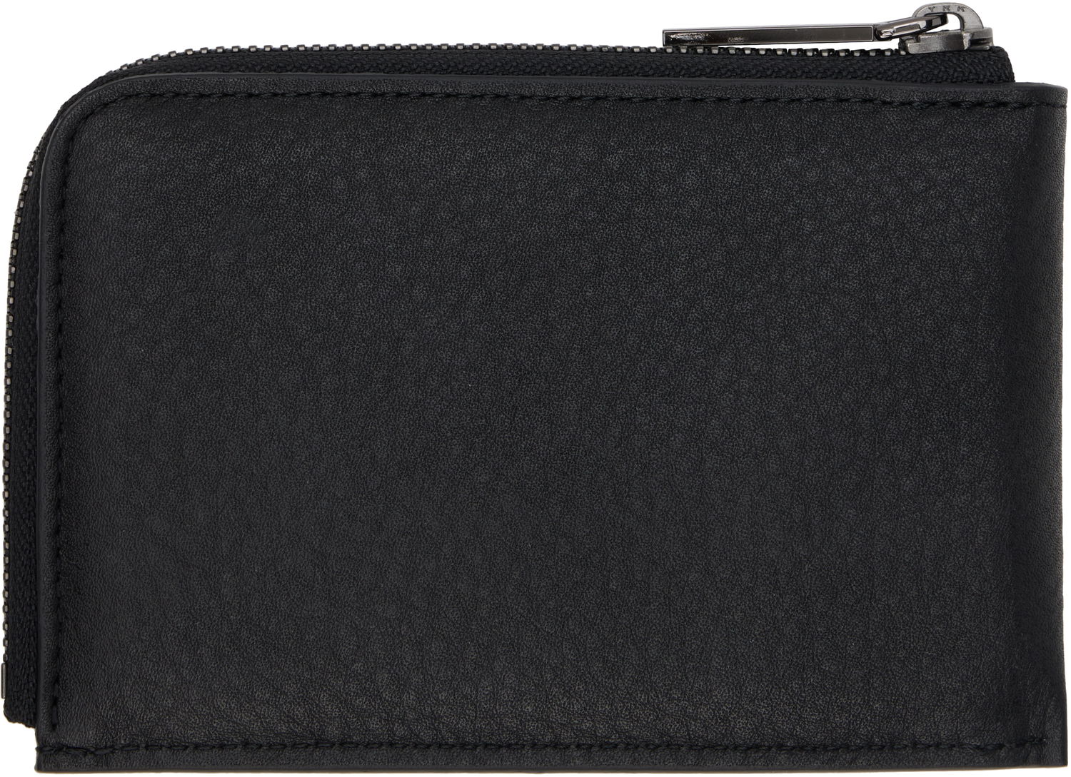 Plånbok Yohji Yamamoto Yohji Yamamoto Signature Zip Wallet Svart | DM-A06-790, 1