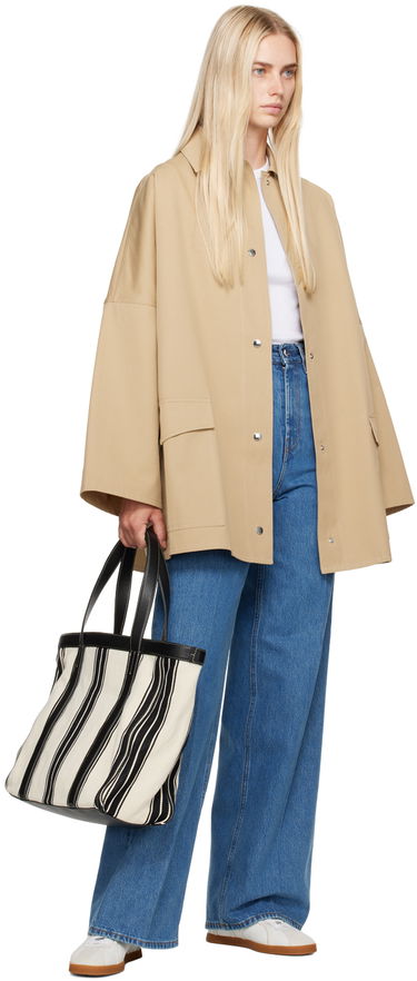 T-shirt TOTEME TOTEME Classic T-Shirt Vit | 243-WRT0411-FB0094, 4