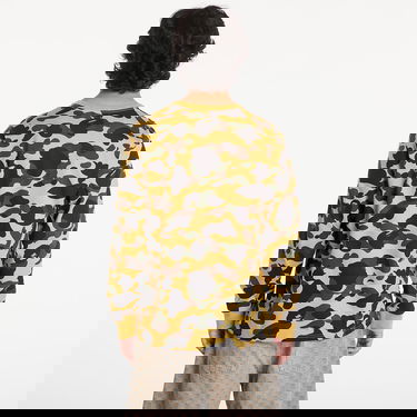 T-shirt BAPE A BATHING APE 1St Camo College Long Sleeve Tee Yellow Gul | 001LTK801008M YEL, 3