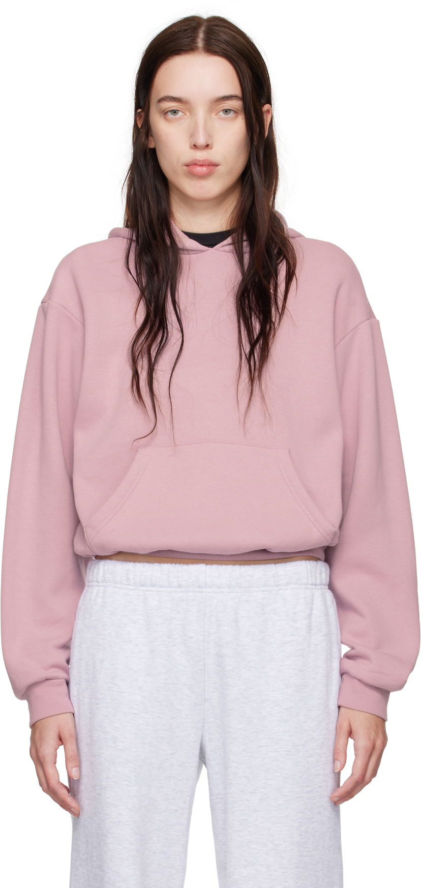 Sweatshirt SKIMS Fleece Classic Hoodie Rosa | TP-PLO-4475