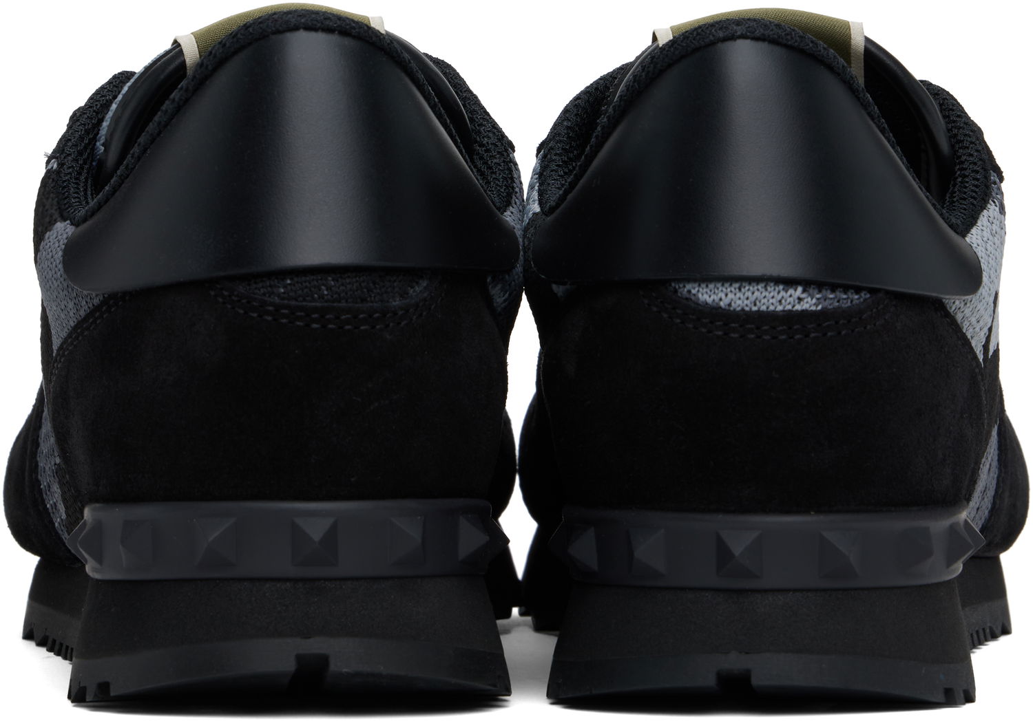 Skovård Valentino Valentino Garavani Rockrunner Mesh Camouflage Svart | 6Y2S0723QRK, 1