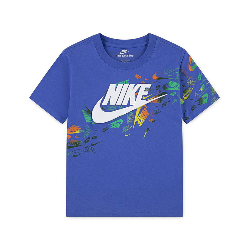 T-shirt Nike Graphic Logo T-Shirt Club Revealed Blå | 86N210-B9A