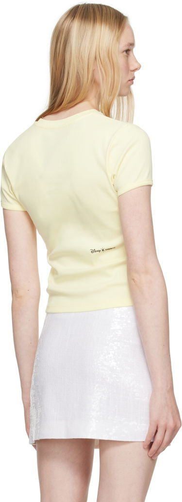 T-shirt Coperni Coperni Princess Slim-Fit T-Shirt Gul | DJS07CRF5017, 2