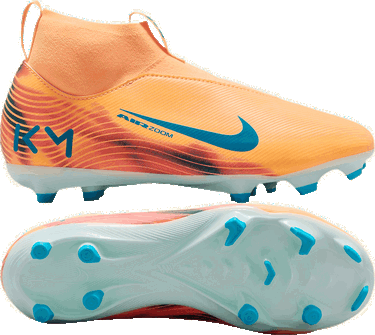 Sneakers och skor Nike Zoom Mercurial Superfly 10 Academy Kylian Mbappé FG/MG Orange | hf3417-801, 3