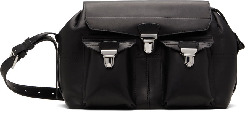 Axelväska LEMAIRE Lemaire Medium Gear Bag Svart | BG0096 LL0122