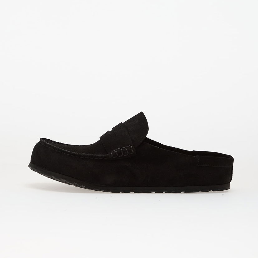 Sneakers och skor Birkenstock Birkenstock Naples Wrapped Suede Leather Mules Svart | 1030795
