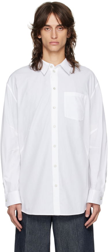 Skjorta Helmut Lang Helmut Lang Apex Oversized Shirt Vit | O06HM599, 0