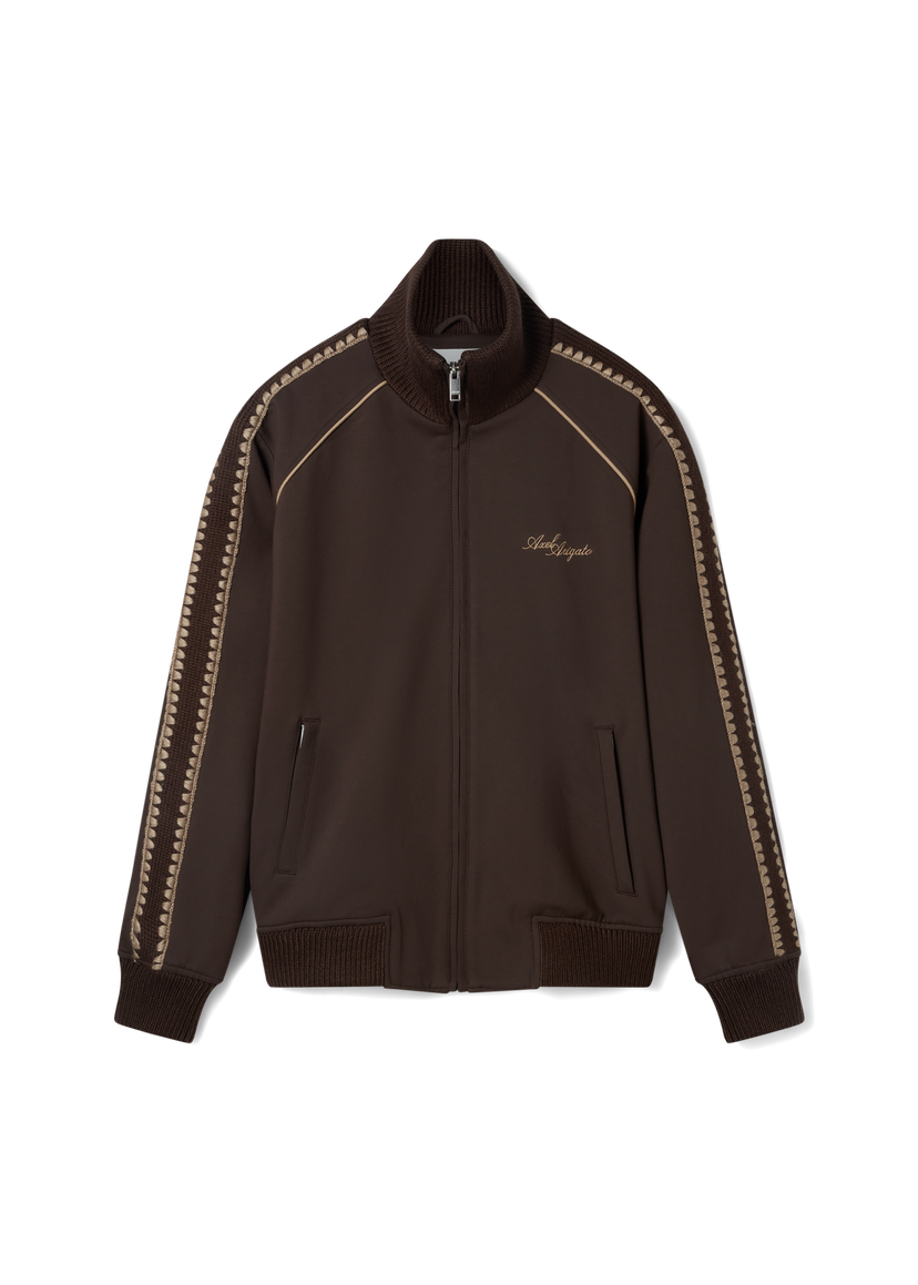 Träningsoverall AXEL ARIGATO Brown Crocheted Track Jacket Brun | A2968001
