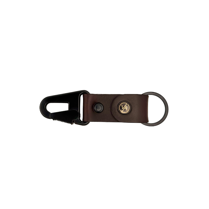 Nyckelringar Vasky Leather Keychain with Carabiner Brun | A-0223-004, 0