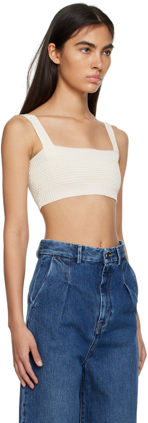 Linne Loulou de Saison Loulou de Saison Senna Tank Top Vit | SENNA, 1
