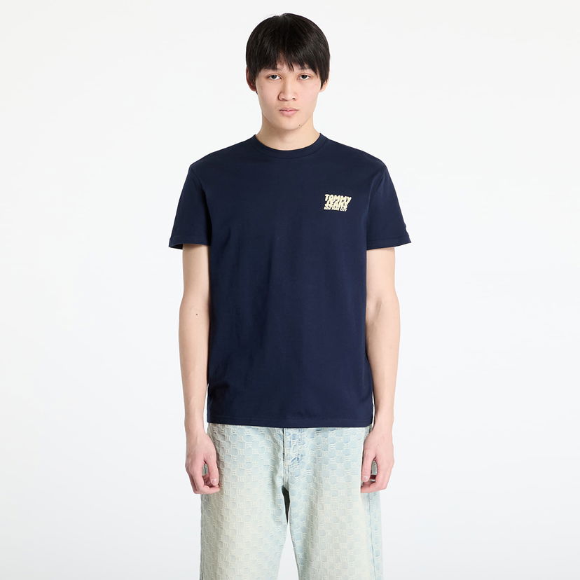 T-shirt Tommy Hilfiger Tommy Jeans Regular Bubble Back T-Shirt Mörkblå | DM0DM21864 C1G