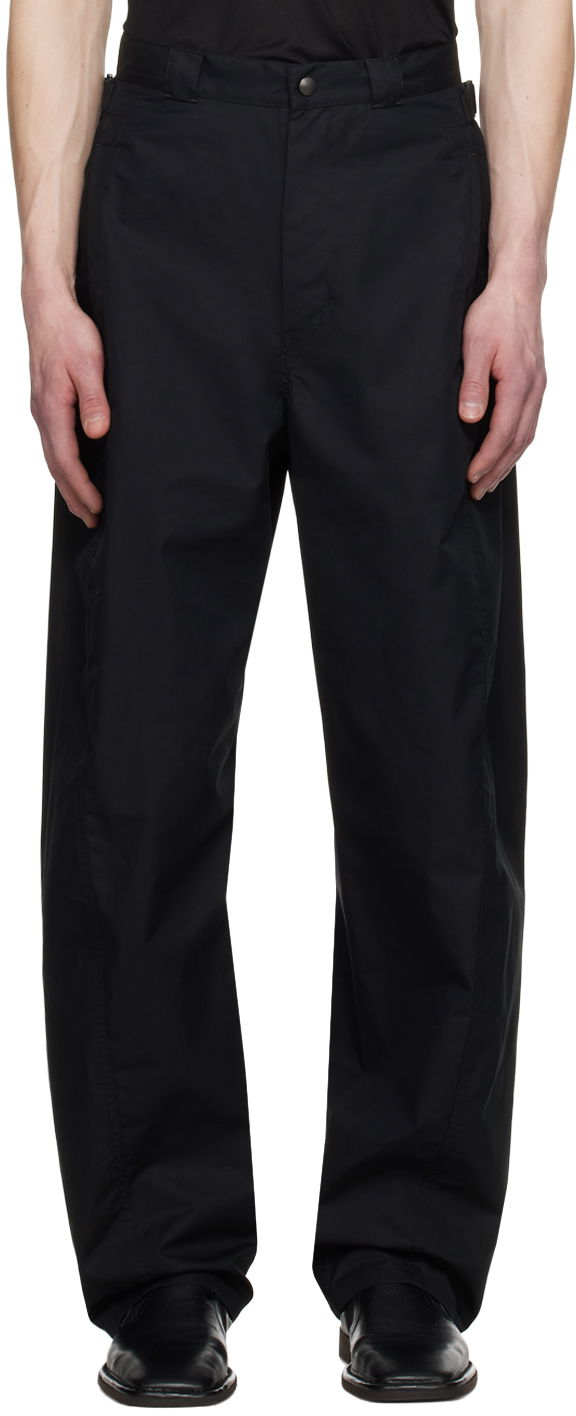 Byxor LEMAIRE Lemaire 3D Trousers Svart | PA1091 LF1226