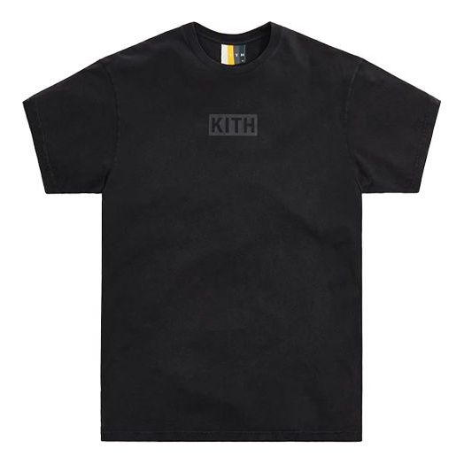 T-shirt KITH Triple Box Logo Tee Svart | KH030097-001